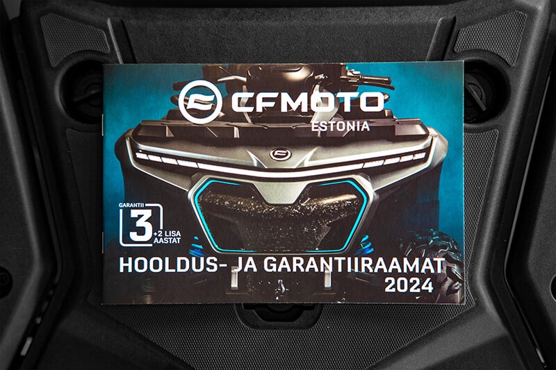 CFMOTO garantii hooldusraamat