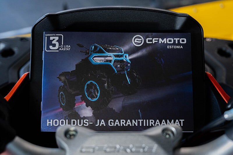 CFMOTO garantii hooldusraamat